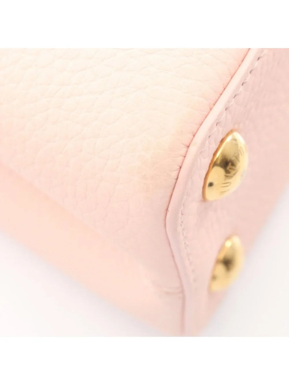 Louis Vuitton Handbag Capucines BB 2-Way Pink Leather